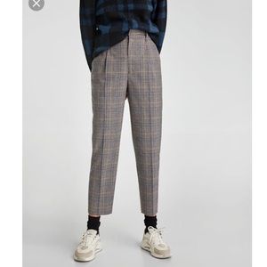 Zara high rise plaid pants ❤️